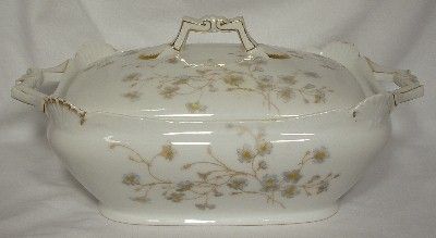 TRESSEMANES & VOGT TV Limoges SURPRISE Covered Bowl  