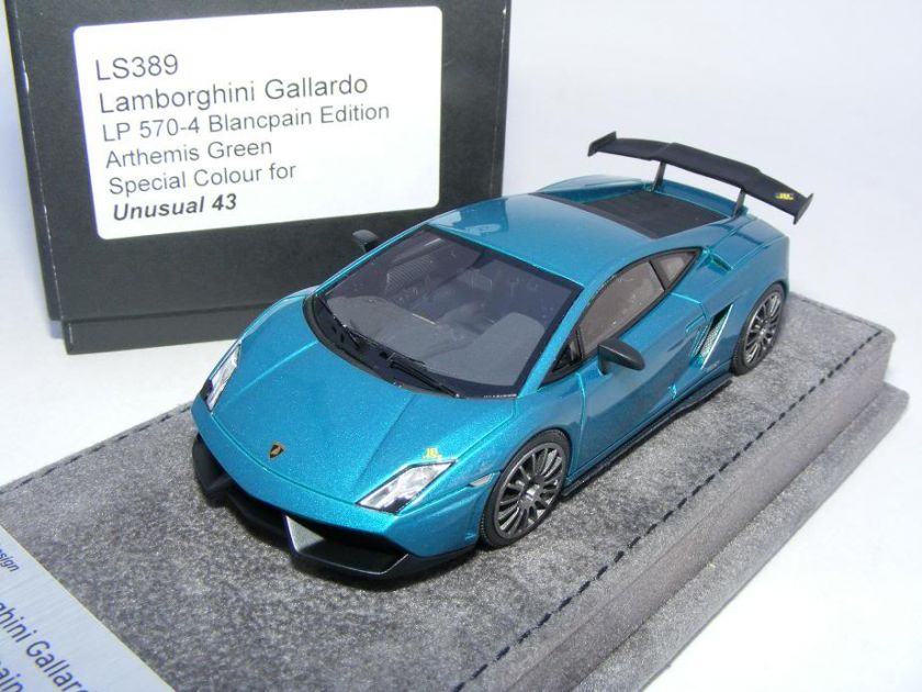   Lamborghini Gallardo LP 570 Blancpain Alcantara Arthemis Green  