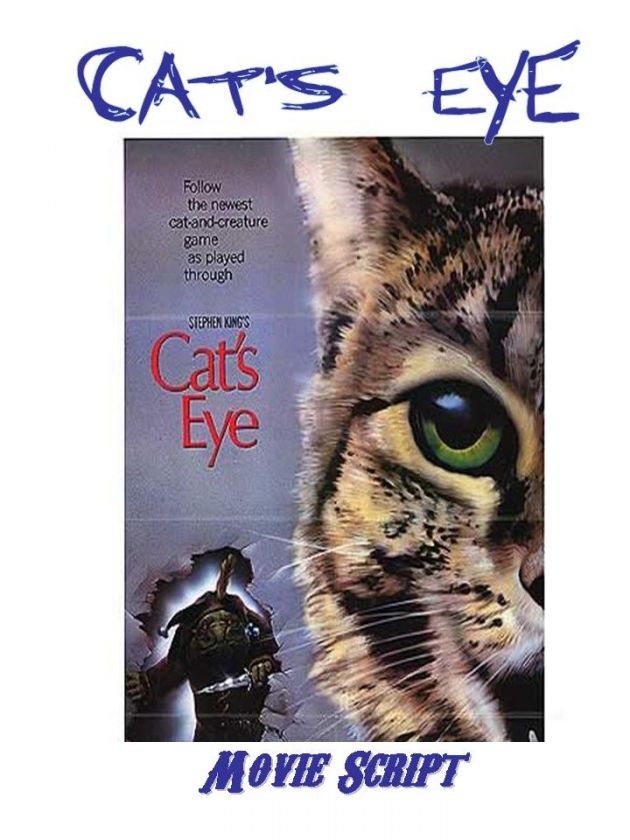 Stephen King CATS EYE Horror Movie Script   WoW  