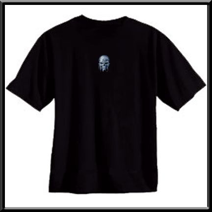 Alchemy Guild Ice Skull Anarchy Symbol T Shirt 4X & 5X  