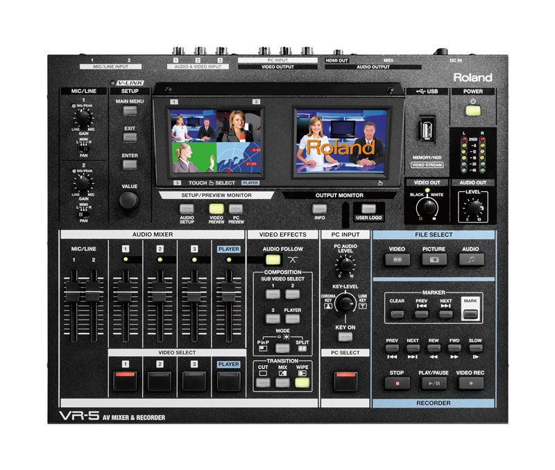 Roland VR 5 5 channel Video Mixer New  