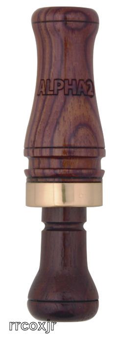 RNT RICH N TONE ALPHA 2 DUCK CALL COCOBOLO WOOD NEW 811483003224 