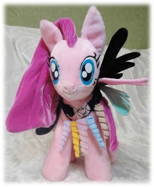 Handmade minky plush My Little Pony MLP FIM Cupcakes Pinkamena Diane 