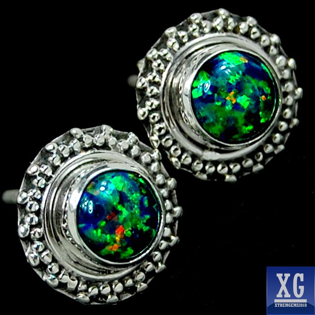 SE13902 AMAZING FIRE OPAL 925 STERLING SILVER EARRINGS JEWELRY  