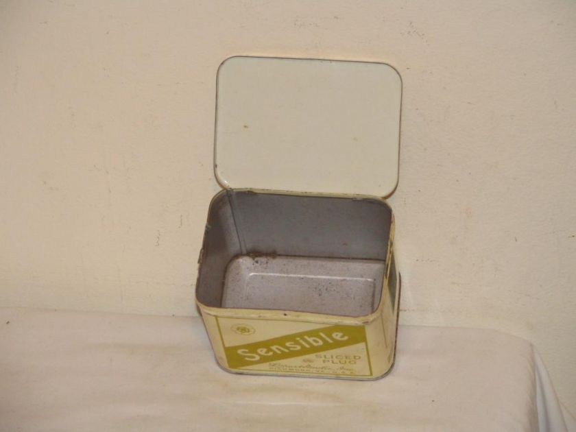 Antique Sensible Sliced Plug Tin, Lorus & Bros. Co.  