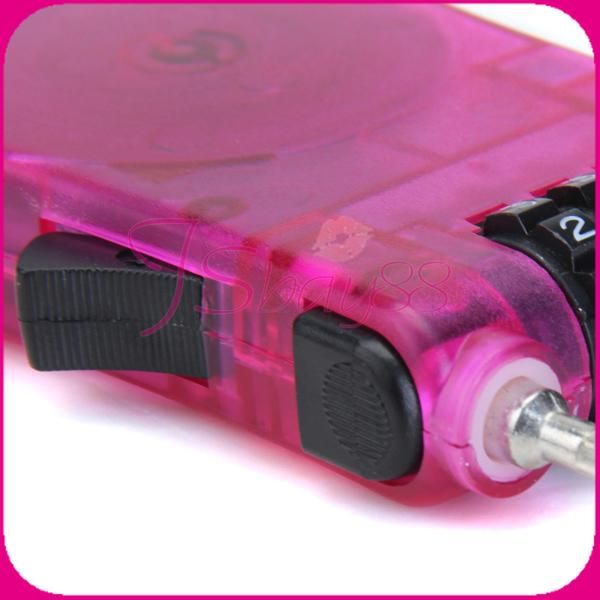   small but useful combination number lock in shocking pink color ultra