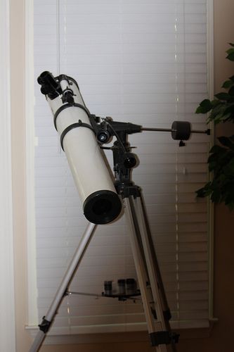 Meade Model 4500 4.5/114mm Equatorial Reflecting Telescope EUC Wow 