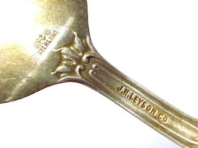 Salt Lake City, Utah ~ Antique Sterling Silver Souvenir Spoon by J.M 