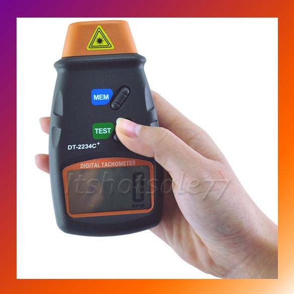 Digital Laser Photo Non Contact Tachometer RPM Tester  