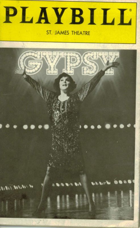 GYPSY BROADWAY PLAYBILL   TYNE DALY, JONATHAN HADARY  