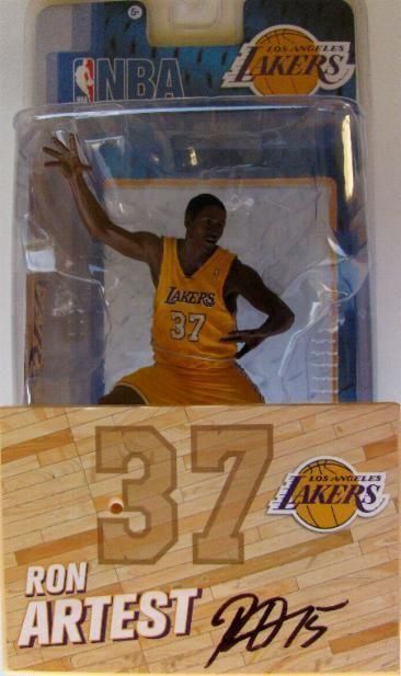 Ron Artest Signed NBA LA Lakers McFarlane Championship  