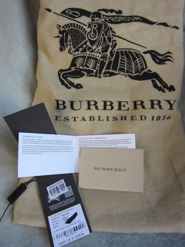 NEW Burberry Medium Smoked Check Tie Dye Tote TRENCH  