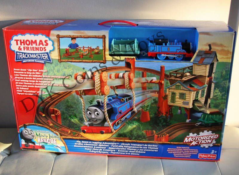 TRACKMASTER THOMAS ZIP ZOOM LOGGING ADVENTURE MISTY  