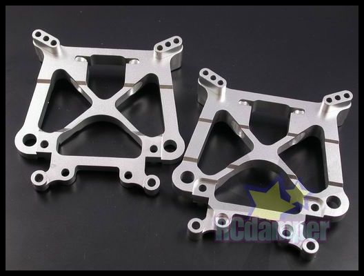 Alloy Shock Tower Damper Plate 2pcs HPI Savage X XL sil  