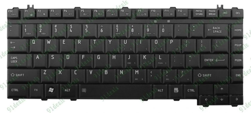 Laptop Keyboard 4 Toshiba Satellite A200 L455D S5976 US  