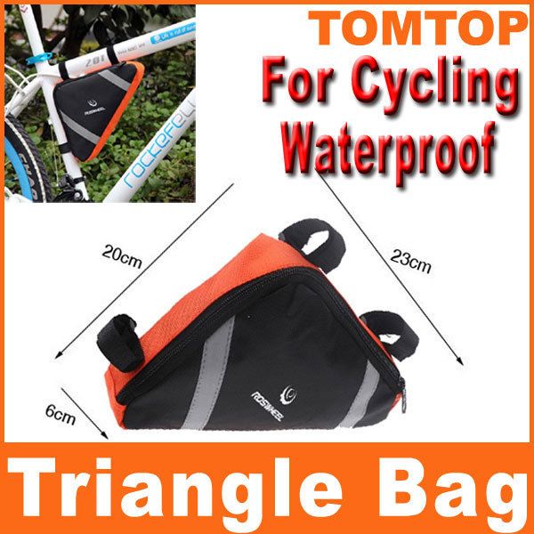 Cycling Bicycle Bike Bag Top Tube Triangle Bag Front Saddle Frame 