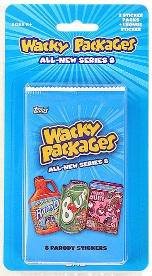 Wacky Packages Series 8 Trading Card Stickers 40 Pack Box (2011 Topps)