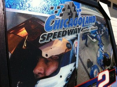 Miller Lite Beer Chicagoland Speedway NASCAR Bar Mirror  