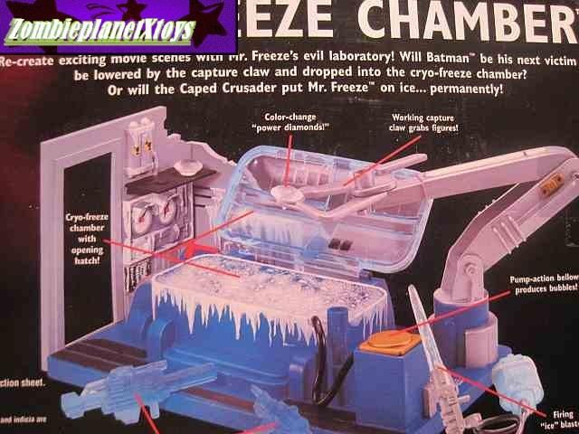 BATMAN AND ROBIN MOVIE MR FREEZE CRYO FREEZE CHAMBER FIGURE PLAYSET 