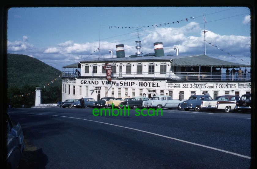 Original Slide, Grand View Ship Hotel in Juniata PA, 1958  