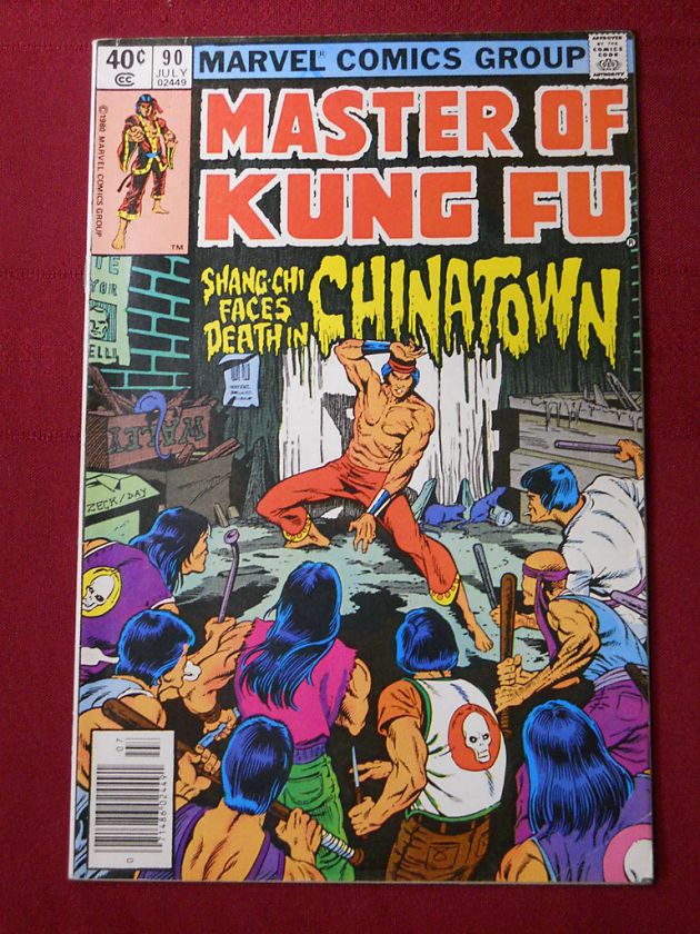 Master Of Kung Fu # 90 VF Shang Chi Faces Death In Chinatown Marvel 