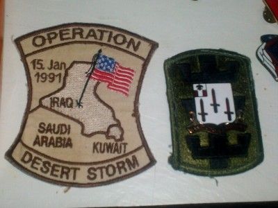   /GULF WAR lot~MEDAL PINS PICTURES PATCHES HOLY LAND SOUVENIR  