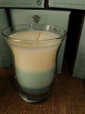 New in Box Partylite Slim Hurricane Jar Candle  