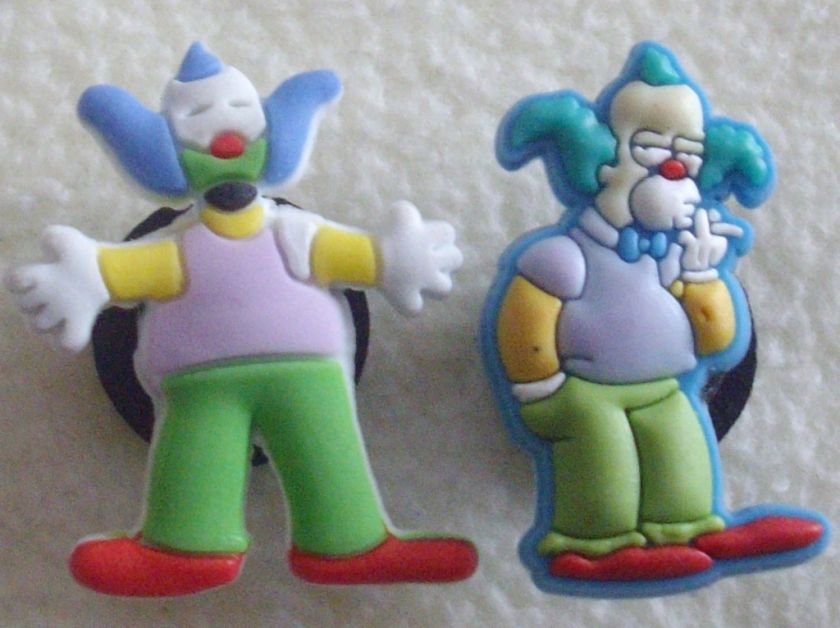 KRUSTY THE CLOWN W/CIG Shoe Charms Fit Crocs Jibbitz  