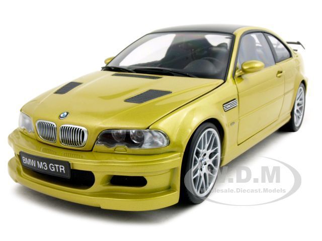 BMW M3 GTR YELLOW 1/18 KYOSHO DIECAST MODEL CAR  