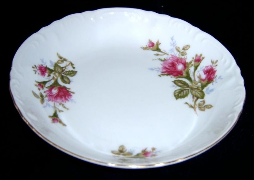 Japan Moss Rose L & M Bond Ware Soup Bowl  