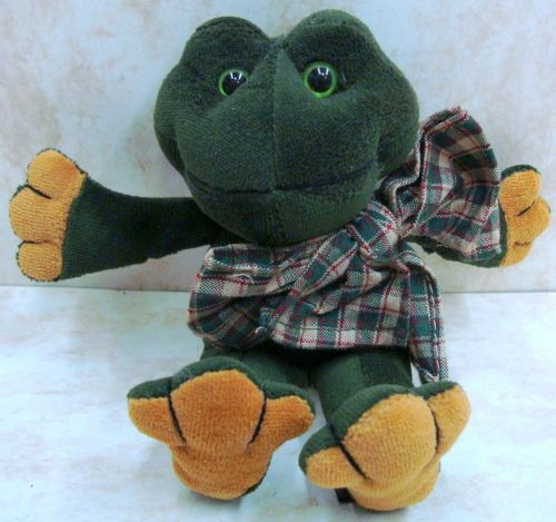 BOYDS BEARS Jeremiah B Ezra R Ribbit PLUSH Frog POND  