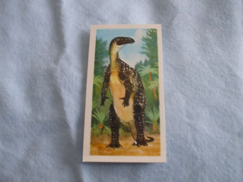 BROOKE BOND TEA CARDSPREHISTORIC ANIMALS 1972BUY INDIVIDUALLY NOs 1 