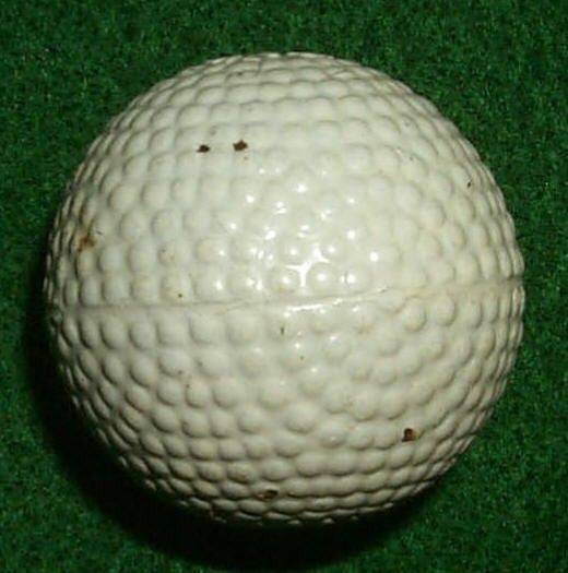 c1900 Unlisted/Vintage/Antique Bramble Gutty Core Spicer Deal Golf 