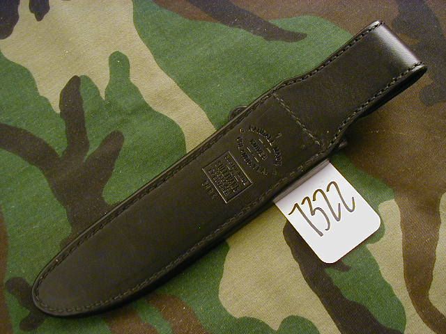 CUSTOM SHEATH RANDALL KNIVES KNIFE #7 SHARK, BLACK, #7322  