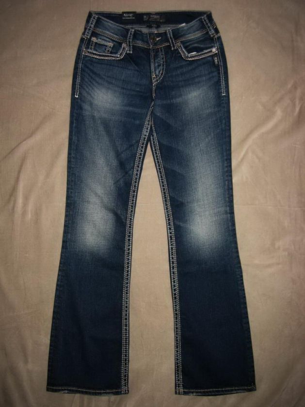 Silver Jeans SUKI BOOTCUT MID RISE Womens Jeans Indigo NWT  