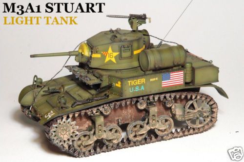 BUILT 1/35◆★ M3A1 STUART LIGHT TANK◆★  