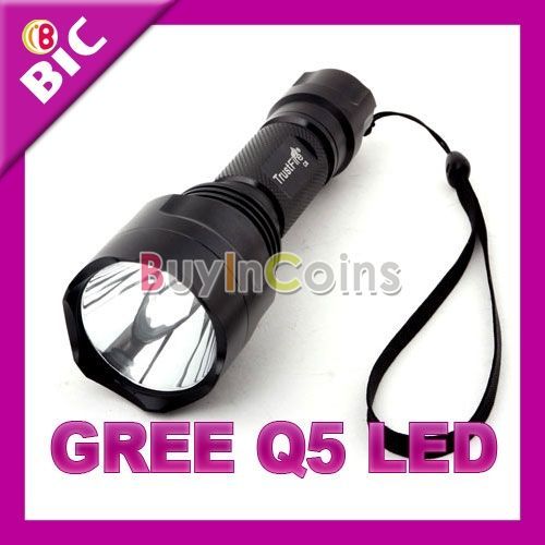 TrustFire C8 CREE Q5 3 Mode 18650 LED Flashlight Lamp  