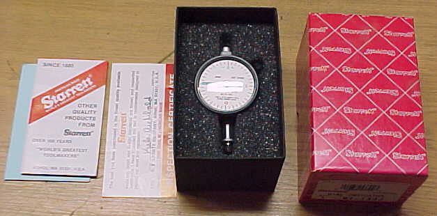 STARRETT TOOLS .0005 DIAL INDICATOR 81 134J NEW  