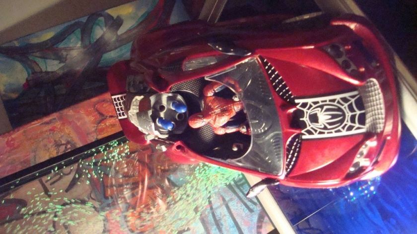 SPIDER MAN MOVIE WEB ROCKET SPIDER CAR & FIGURE MARVEL  