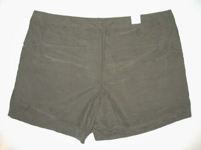 NWT Olive Green GAP Silky Drapey Cargo Shorts 16  