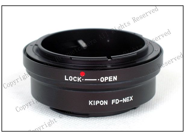 Kipon Canon FD lens Sony Alpha Nex 5 Nex3 nex5 adapter  