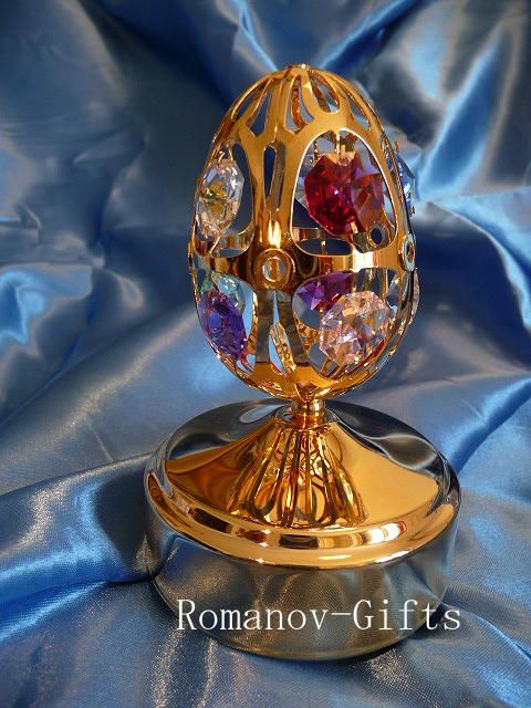 Gold Music Box Russian Dr Zhivago Egg PlaysLaras Theme  