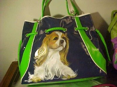 CAVALIER KING CHARLES SPANIEL HANDBAG WOOONNDERFUL  