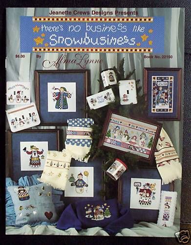 Jeanette Crews Cross Stitch Book   Snowbusiness  