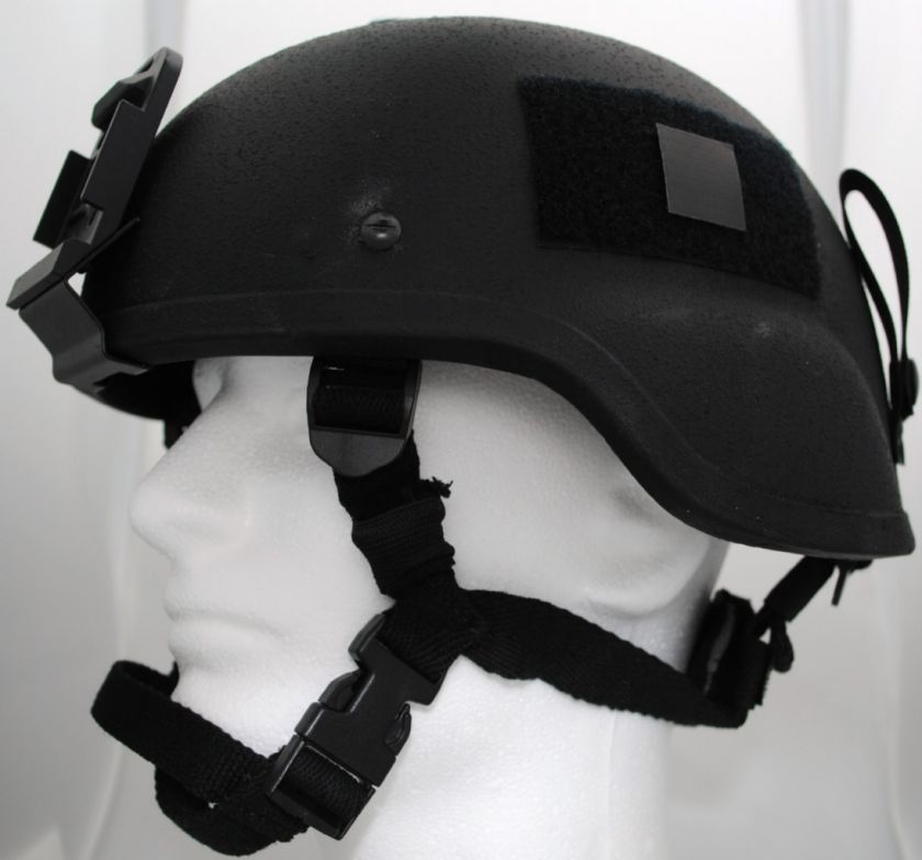 Black SWAT 4 Point Chinstrap for MICH ACH LWH ECH similiar to SDS MSA 