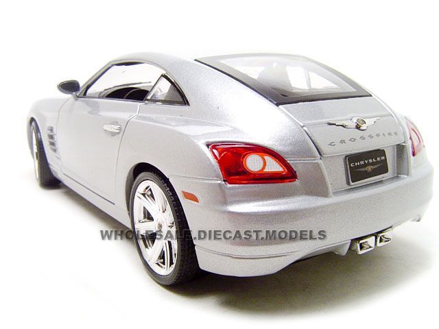 CHRYSLER CROSSFIRE SILVER 1/18 DIECAST MODEL CAR  