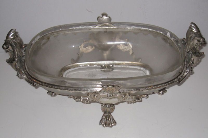 Christofle Attributed Silvered Bronze Centerpiece  