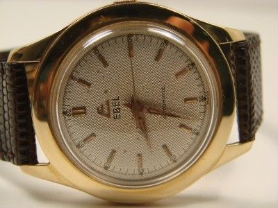 COMMENTS BEAUTIFUL CLASSIC EBEL ANTIMAGNETIC WRISTWATCH. RUNS 