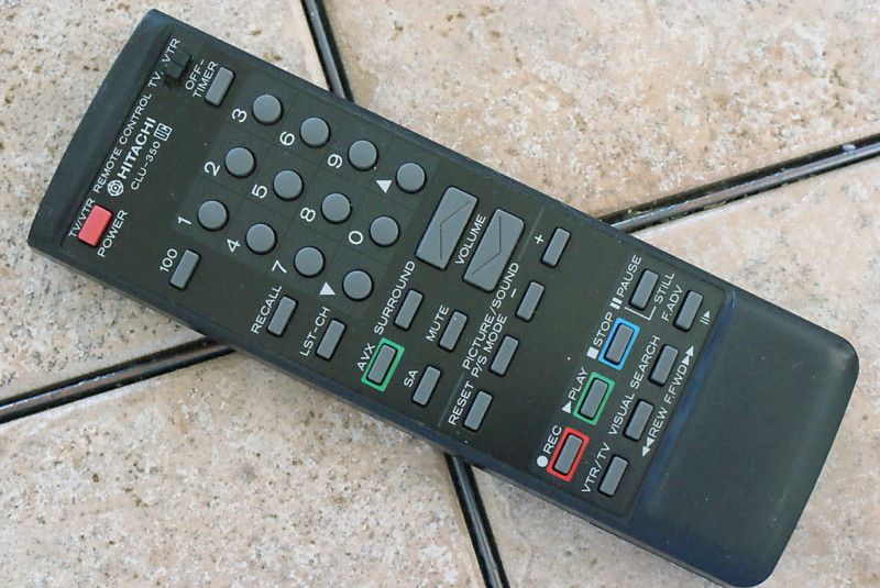 HITACHI CLU 350 PROJECTION TV REMOTE   CT7970 ORIGINAL  