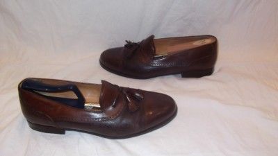 Mens SHOES Mezlan Havanna Loafers Dress 9 W Tassle Work  